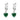 Green Drop Earring